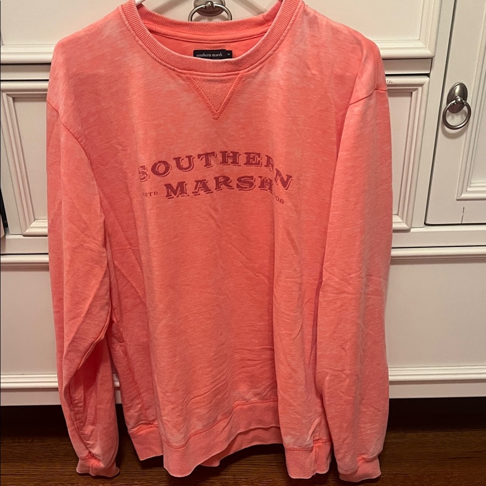 Southern Marsh Pink Crewneck Sweater